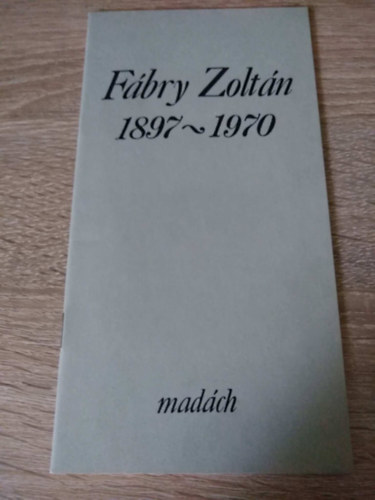 Fbry Zoltn 1897-1970