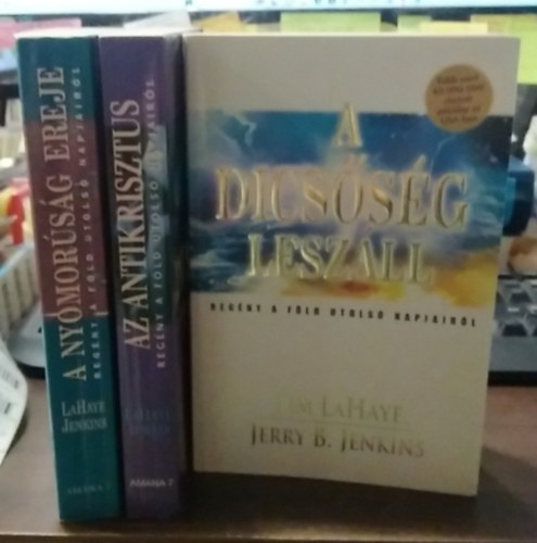 3 db m, fantasy: A dicssg leszll+ A nyomorsg ereje+ Az antikrisztus