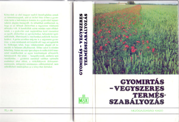 Libri Antikv r K nyv Gyomirt s vegyszeres term sszab lyoz s 52