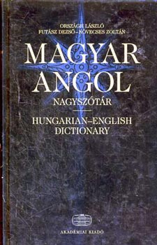 Orsz�gh-Fut�sz-K�vecses - Magyar-angol nagysz�t�r