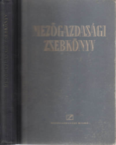 Mez�gazdas�gi zsebk�nyv