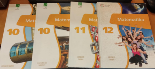 Gloviczki Zoltn - 4 db Matematika jgenercis Tanknyv 10 I-II. (1-2.) + 11 + 12