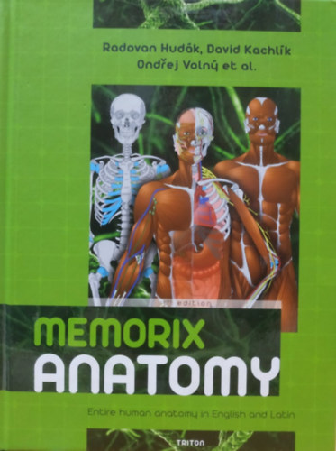 David Kachlík, Ondrej Volny Radovan Hudák - Memorix Anatomy - Entire human anatomy in English and Latin (Triton)