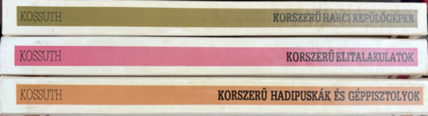 3 db ARZEN�L k�nyv: Korszer� harci rep�l�g�pek, Korszer� elitalakulatok, Korszerz� hadipusk�k �s g�ppisztolyok