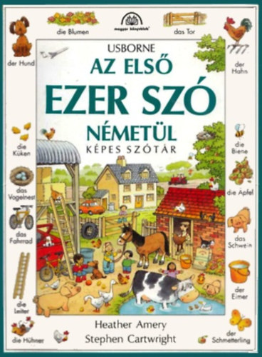 Az els ezer sz nmetl - Kpes sztr (Usborne)