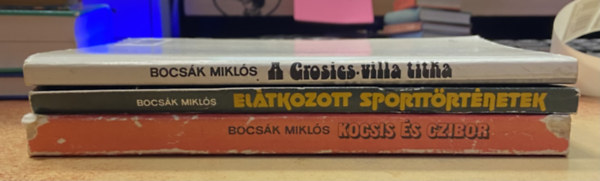 3 db Bocs�k Mikl�s k�nyv