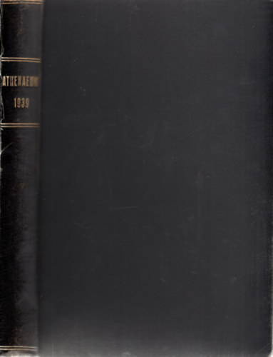 Athenaeum j Folyam 1939 25. ktet