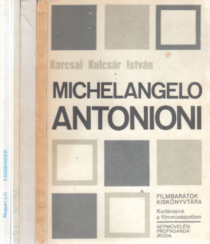 4 db. filmm�v�szet (Michelangelo Antonioni + Walt Disney + Alfred Hitchcock + Rainer Werner Fassbinder)