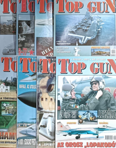 Top Gun magazin szrvnyszmok (1999, 2000 - 8db)