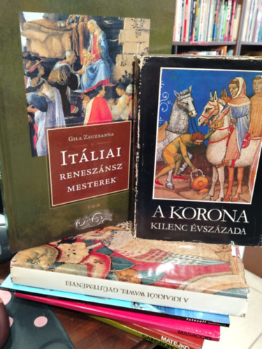 K�NYVMENT� AJ�NLAT, 7 DB. Albumok. It�liai renesz�nsz mesterek, A korona kilenc �vsz�zada, A krakk�i Wawel gy�jtem�nyei, Fot�suli mindenkinek, Masaccio, Matejko, Gainsborough