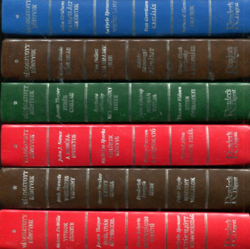 6 db Reader's Digest v�logat�s k�tet