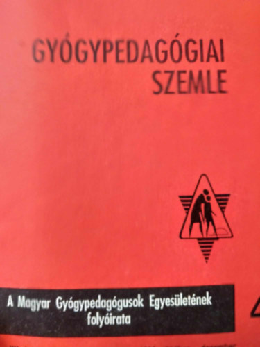 Gy�gypedag�giai szemle 4 - 1992. okt�ber - december (XX.�vf.)