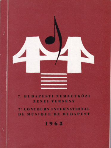 7. Budapesti Nemzetkzi Zenei Verseny 1963.