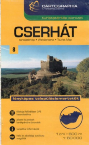 Cserht turistatrkp (1:60000)
