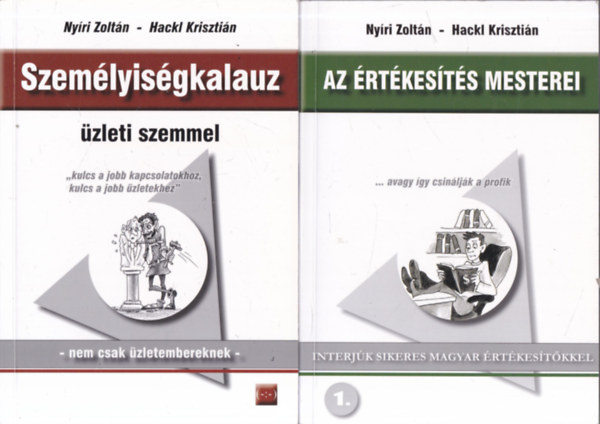 2 db. menedzser knyv (Szemlyisgkalauz zleti szemmel + Az rtkests mesterei)