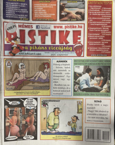 Pistike a pik�ns vicc�js�g XXVI. �vfolyam 9. sz�m - 2020. szeptember