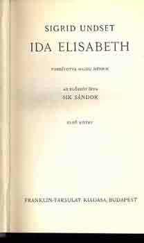Ida Elisabeth I-II.