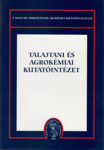 Talajtani s Agrokmiai Kutatintzet
