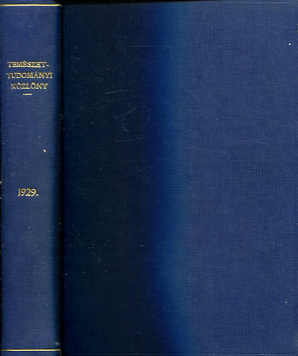 Termszettudomnyi kzlny 1928