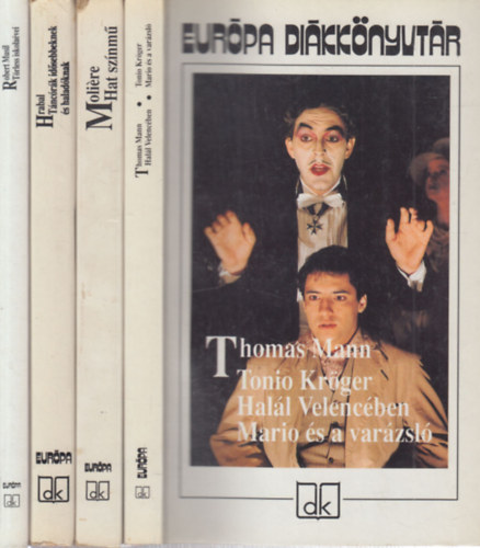 4 db. Eurpa dikknyvtr (Tonio Krger - Hall Velencben - Mario s a varzsl + Hat sznm + Tncrk idsebbeknek s haladknak + Trless iskolavei)