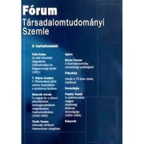 Frum - Trsadalomtudomnyi szemle 2002/2.