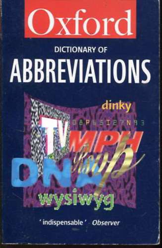 The Oxford Dictionary of ABbreviations (R�vid�t�sek sz�t�ra - angol nyelv�)