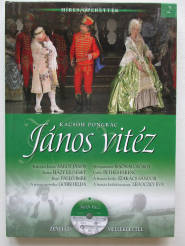 J�nos Vit�z - H�res operettek 2. - Cd mell�klettel (bontatlan, eredeti f�li�ban)