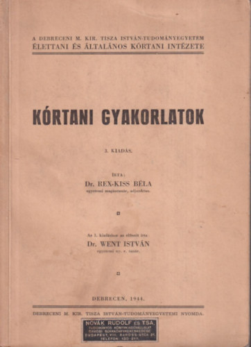 K�rtani gyakorlatok