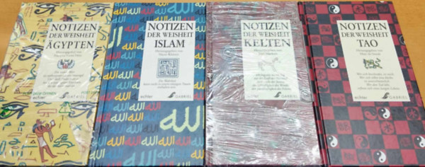 4 db Notizen der Weisheit: gypten + Islam + Kelten + Tao