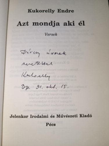 Azt mondja aki l