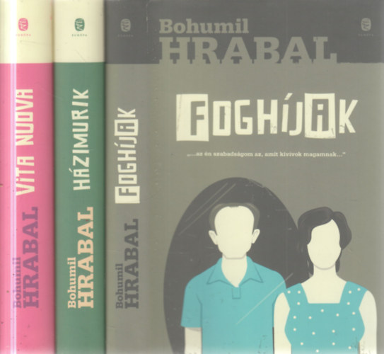 3 db. vil�girodalom (Fogh�jak + H�zimurik + Vita nuova)