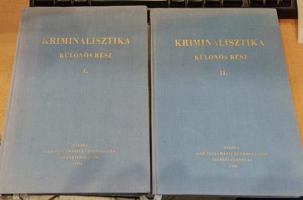 Kriminalisztika I-II.