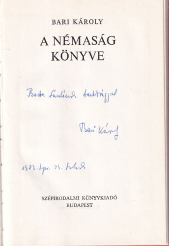 A nmasg knyve - dediklt