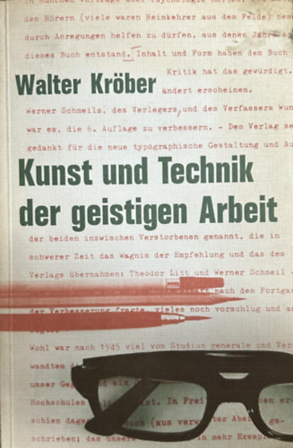Walter Kr�ber - Kunst und Technik der geistigen Arbeit
