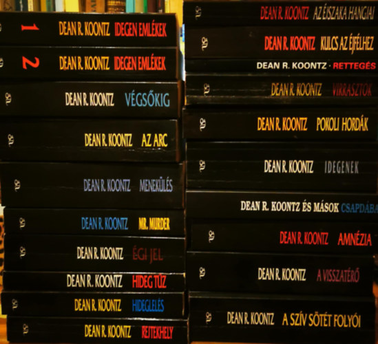 20db Dean R. Koontz knyv