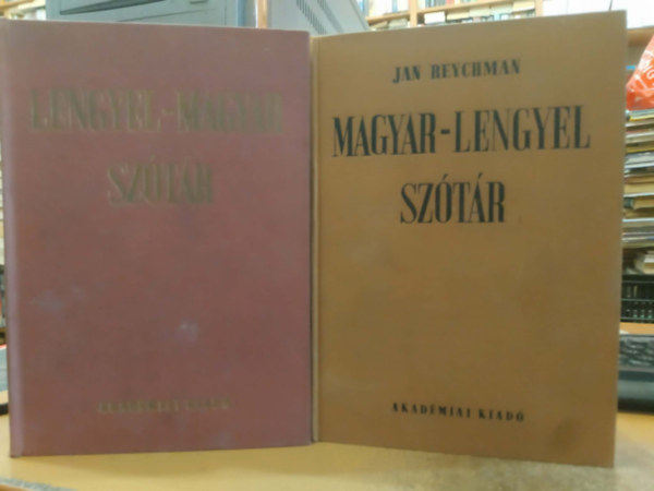 2 db Magyar-lengyel sz�t�r + Lengyel-magyar sz�t�r