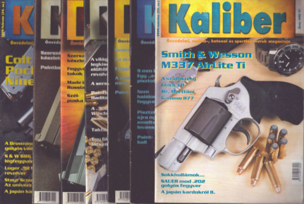 Kaliber 2000/3., 6., 7., 8., 9., 11., 12. szmok (7 db)