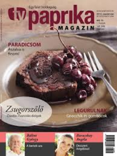 Zsigmond Gbor  (szerk.) - TV Paprika magazin - 2012. szeptember