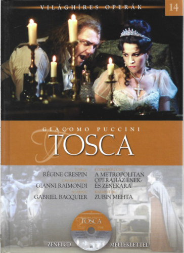 Tosca - Zenei CD mellklettel - Vilghres operk 14.