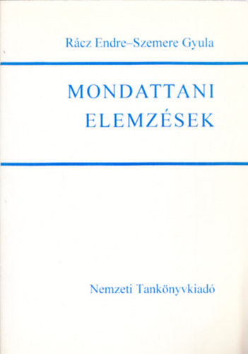 Mondattani elemzsek