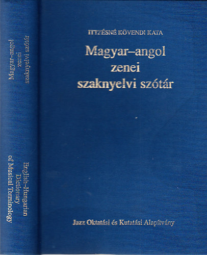 Magyar-angol, angol-magyar zenei szaknyelvi sztr