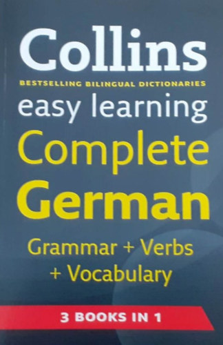 Libri Antikvár Könyv: Collins - Easy learning complete German - Grammar ...