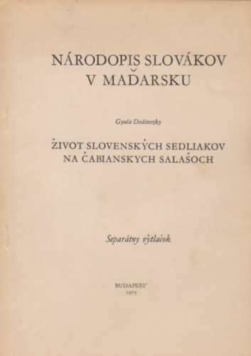 Nrodopis Slovkov v Madarsku