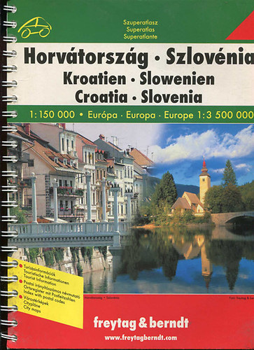 Horvtorszg - Szlovnia - Croatien - Slovenia 1:250 000
