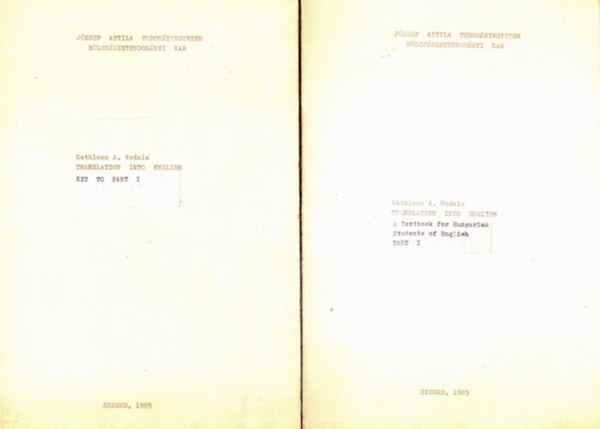 Translation into English I-II.
