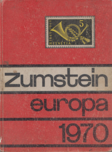 Zumstein Briefmarken-katalog 1970 (Europa)