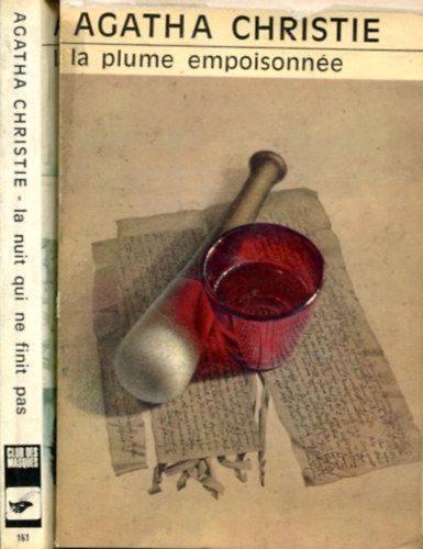 Agatha Christie - 2 db Agath Christie k�tet (francia nyelv�)