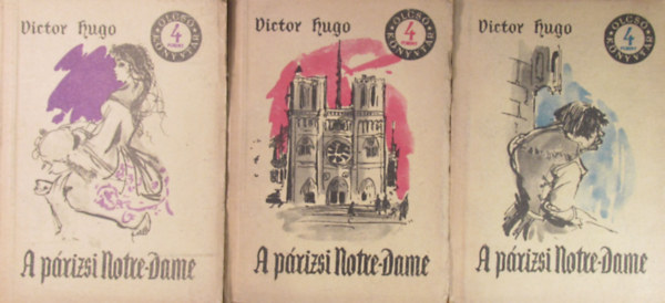 Victor Hugo - A prizsi Notre-Dame I-III. (olcs knyvtr)