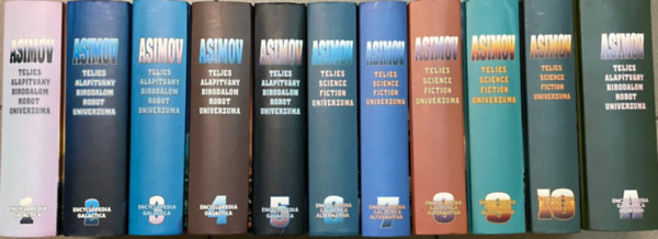 Asimov teljes Alaptvny - Birodalom - Robot / Science fiction Univerzuma 1-10. + 1 ktet (sszesen 11 ktet)