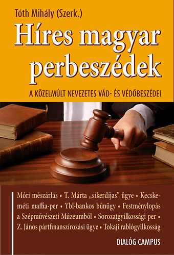 Tth Mihly  (szerk.) - Hres magyar perbeszdek - A kzelmlt nevezetes vd- s vdbeszdei